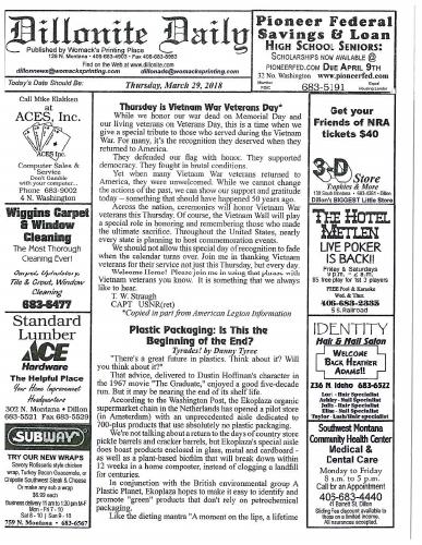 Thursday, March 29, 2018