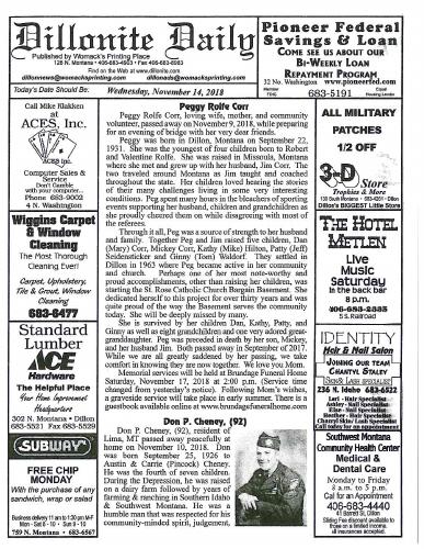 Wednesday, November 14, 2018