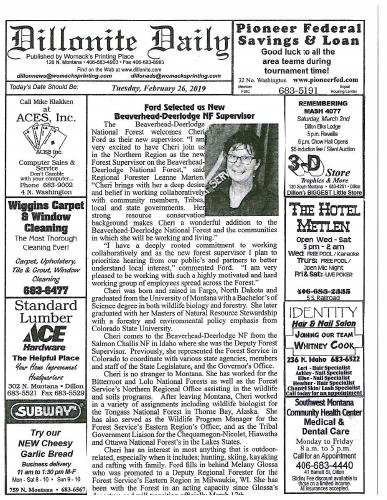 Tuesday, February 26, 2019