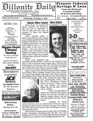 Wednesday, February 5, 2020