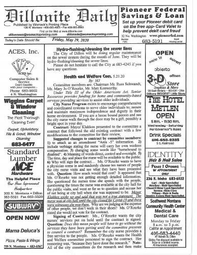 Friday, May 29, 2020