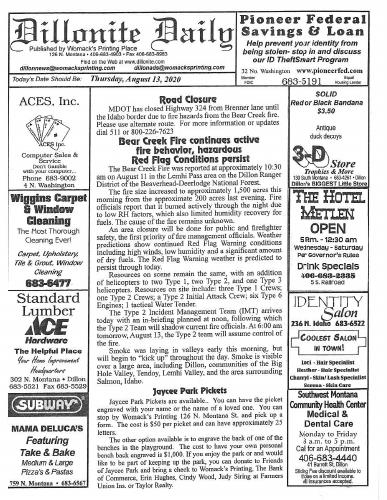 Thursday, August 13, 2020