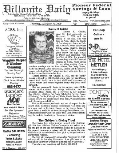 Thursday, December 10, 2020