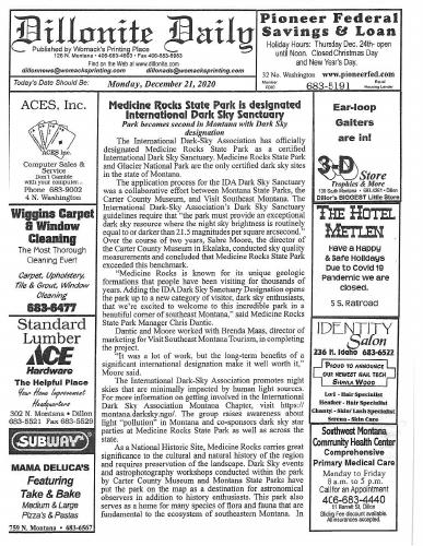 Monday, December 21, 2020