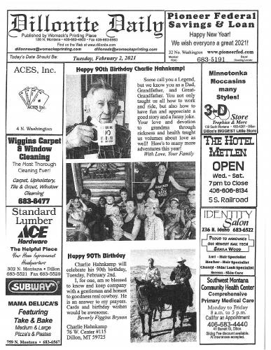 Tuesday, February 2, 2021