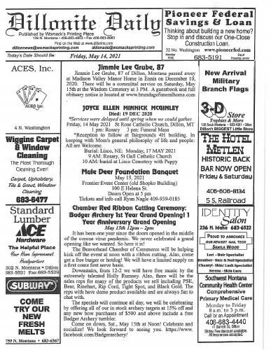 Friday, May 14, 2021