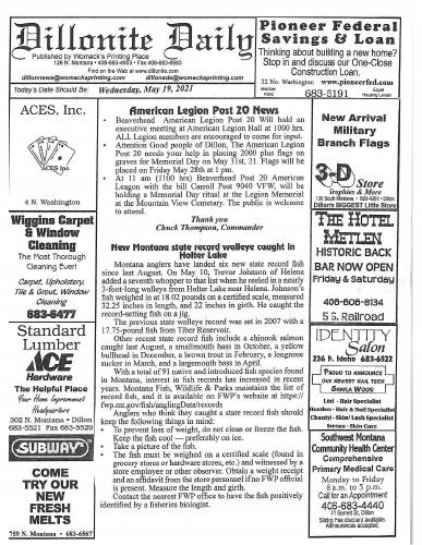 Wednesday, May 19, 2021