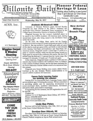 Wednesday, May 26, 2021