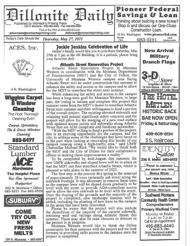 Thursday, May 27, 2021