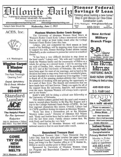 Wednesday, June 2, 2021