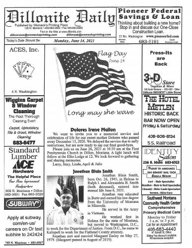 Monday, June 14, 2021