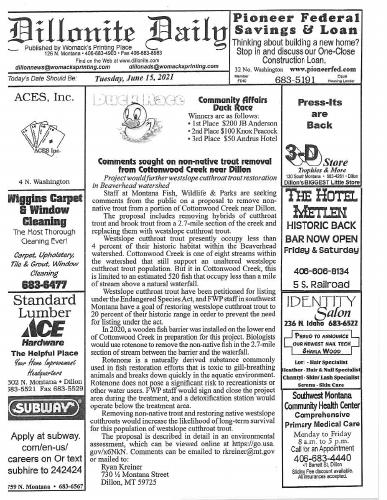 Tuesday, June 15, 2021