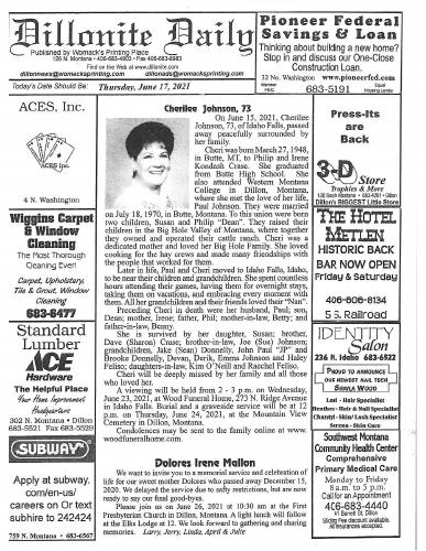 Thursday, June 17, 2021