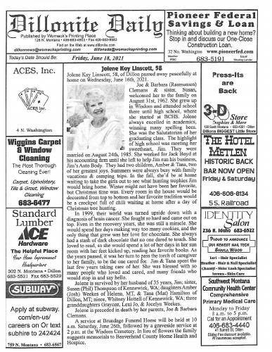 Friday, June 18, 2021