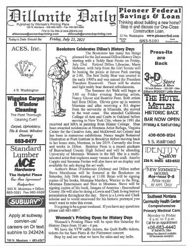Friday, July 23, 2021