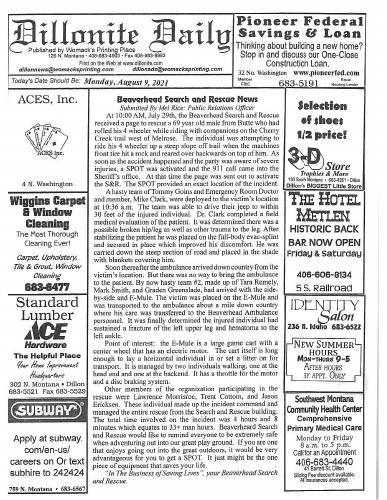 Monday, August 9, 2021