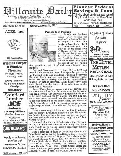 Tuesday, August 24, 2021