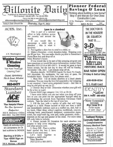 Thursday, September 9, 2021
