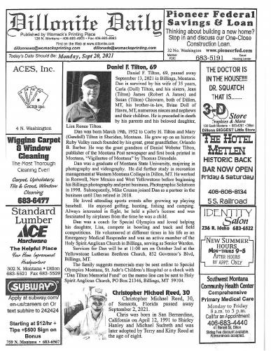 Monday, September 20, 2021