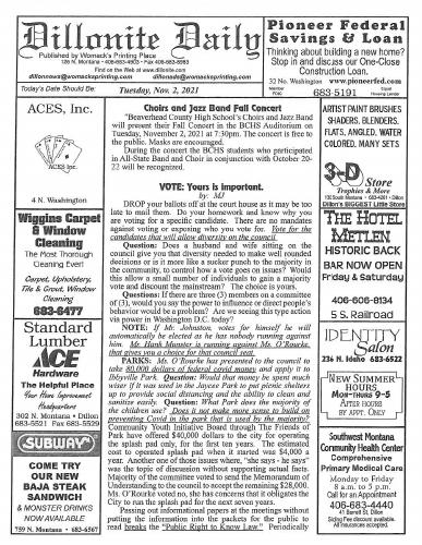 Tuesday, November 2, 2021