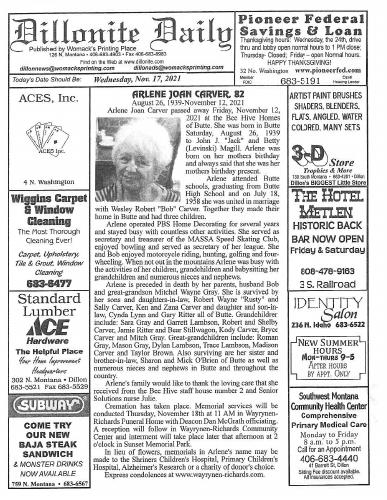 Wednesday, November 17, 2021