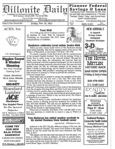 Friday, November 26, 2021