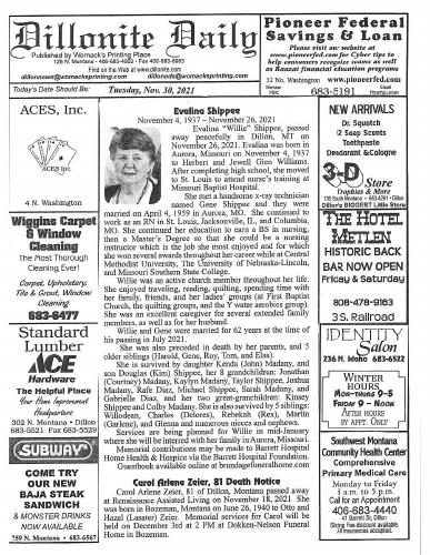 Tuesday, November 30, 2021