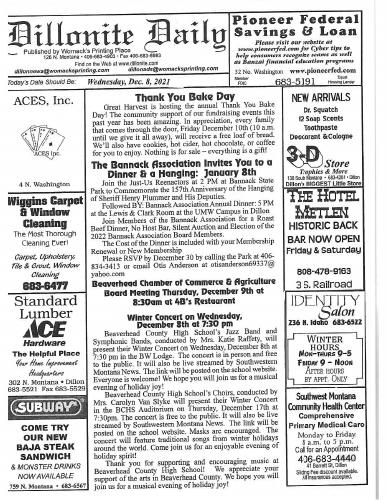 Wednesday, December 8, 2021