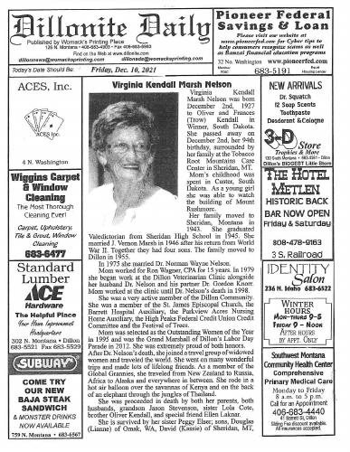 Friday, December 10, 2021