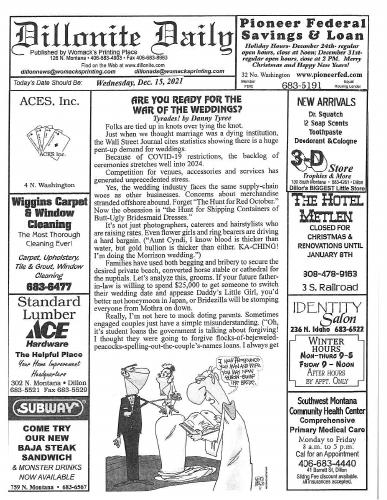 Wednesday, December 15, 2021