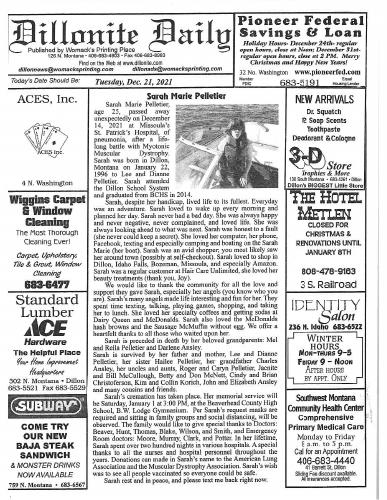 Tuesday, December 21, 2021