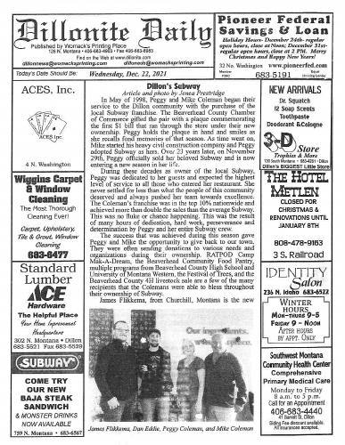 Wednesday, December 22, 2021