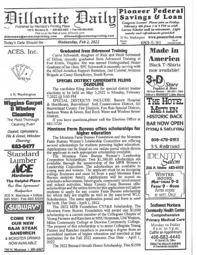 Wednesday, February 2, 2022