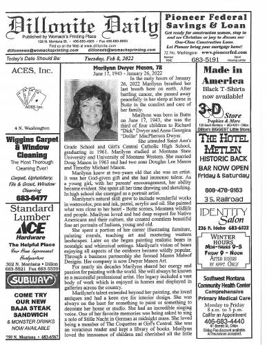 Tuesday, February 8, 2022