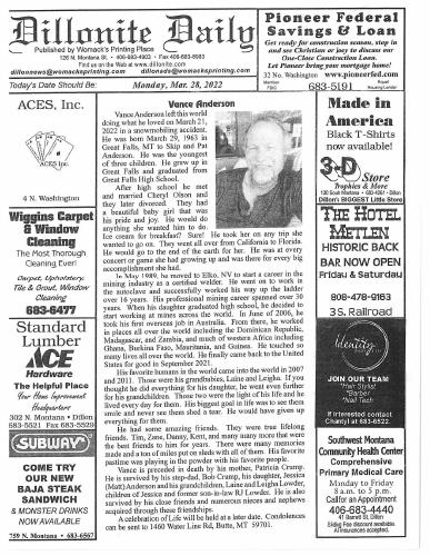 Monday, March 28, 2022