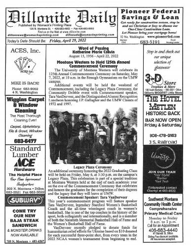Friday, April 29, 2022