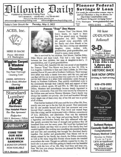 Wednesday, May 4, 2022