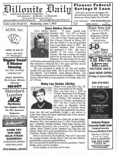 Wednesday, June 1, 2022