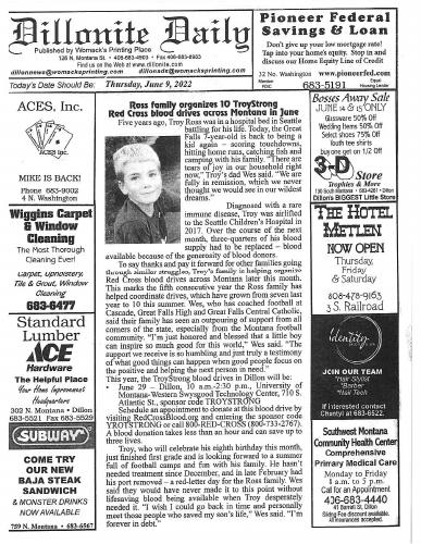 Thursday, June 9, 2022