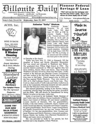 Wednesday, June 29, 2022