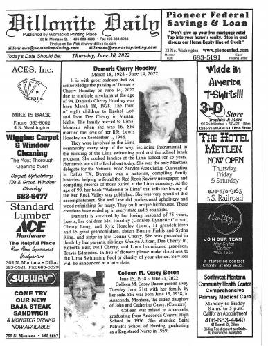 Thursday, June 30, 2022