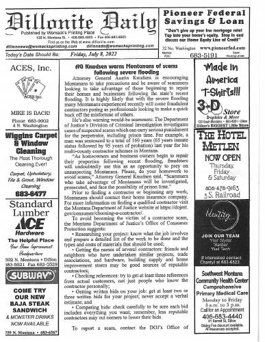 Friday, July 8, 2022