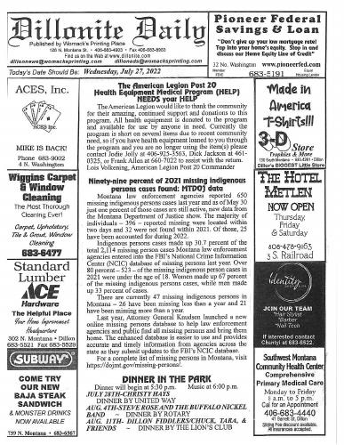 Wednesday, July 27, 2022