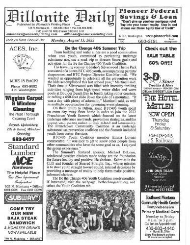 Monday, August 15, 2022