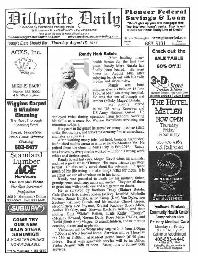 Thursday, August 18, 2022