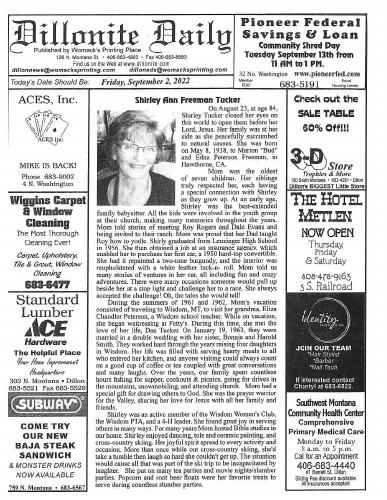Friday, September 2, 2022