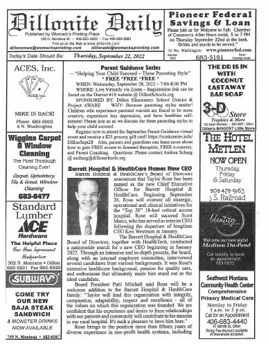 Thursday, September 22, 2022