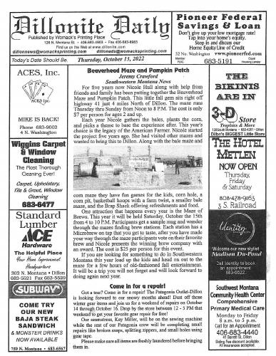 Thursday, October 13, 2022