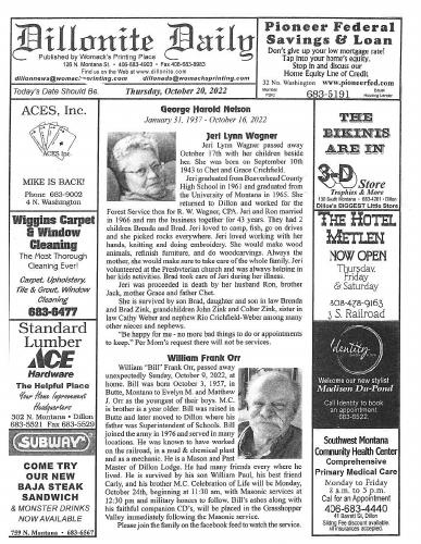 Thursday, October 20, 2022