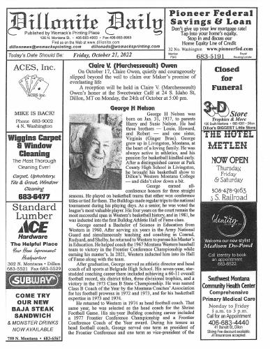 Friday, October 21, 2022